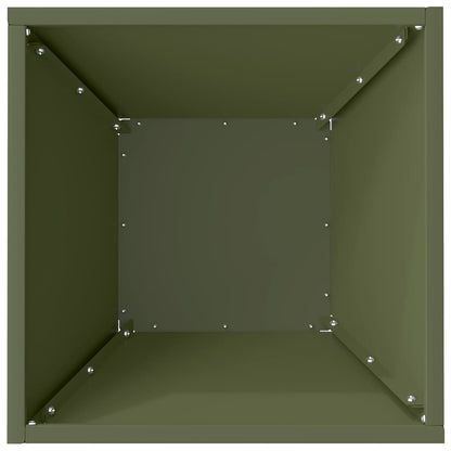 Vaso a Ciotola da Giardino 5 pcs Oliver verde 35 x 35 x 15 cm