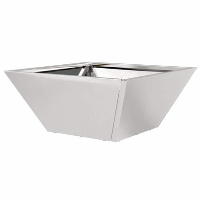 Vaso a Ciotola da Giardino 5 pcs Argento 35 x 35 x 15 cm