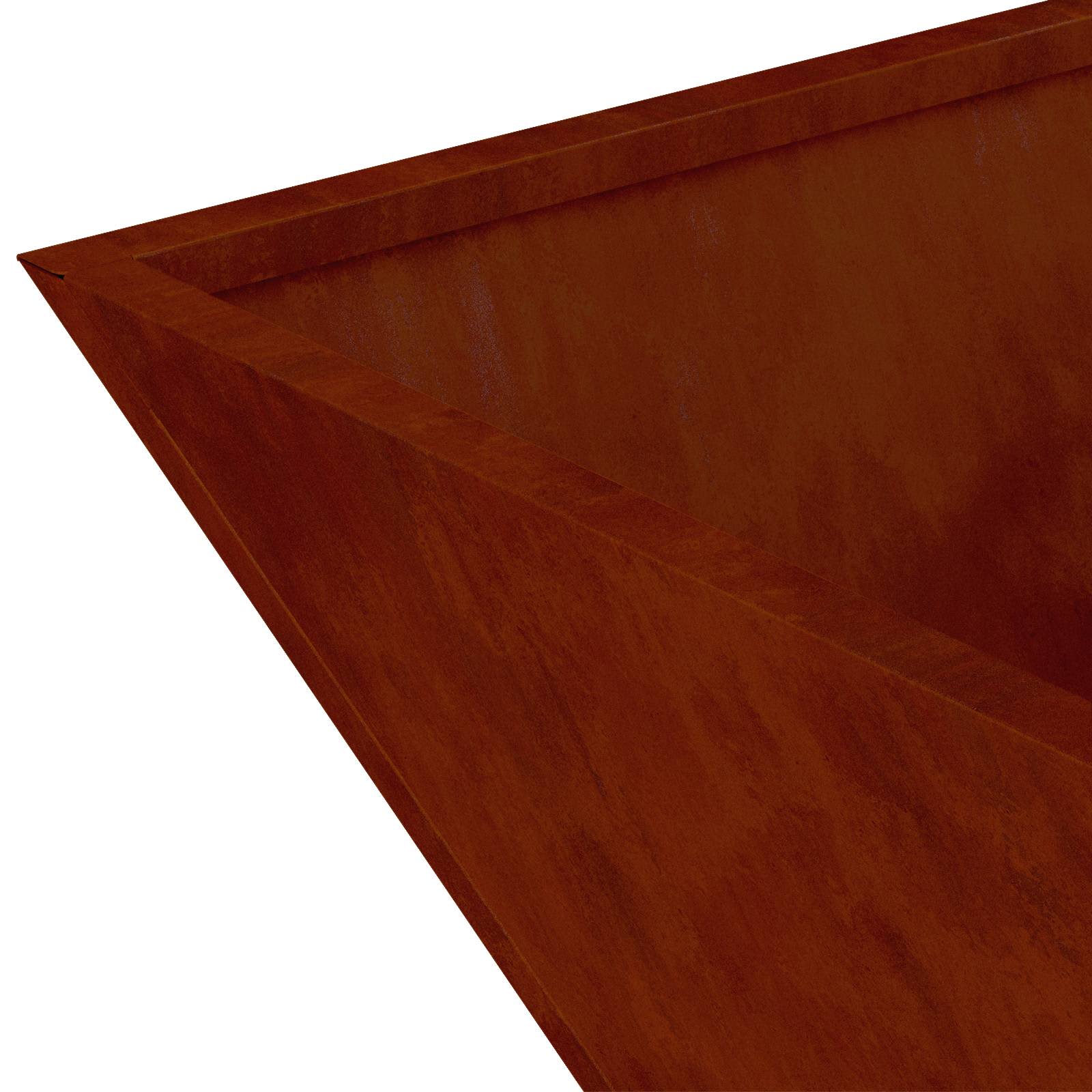 Vaso da giardino Ruggine 35 x 35 x 15 cm | homemem39