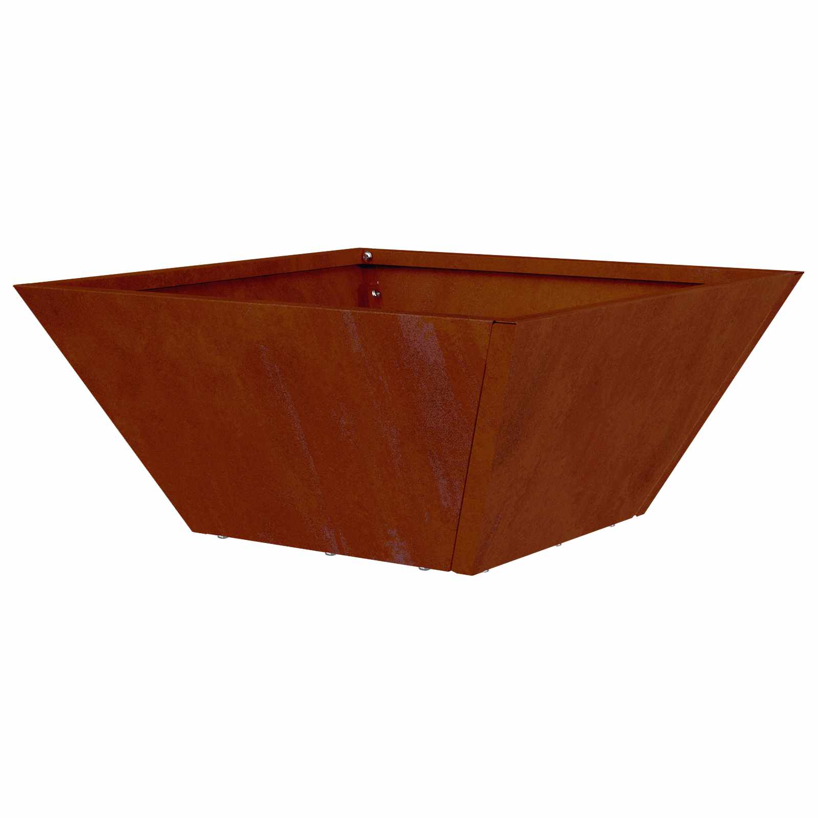 Vaso da giardino Ruggine 35 x 35 x 15 cm | homemem39