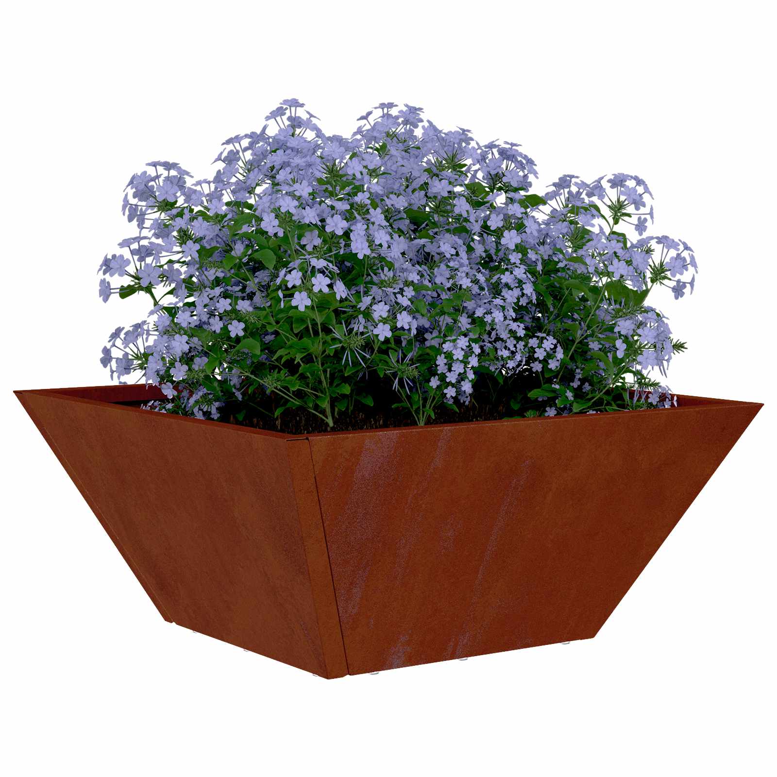 Vaso da giardino Ruggine 35 x 35 x 15 cm | homemem39