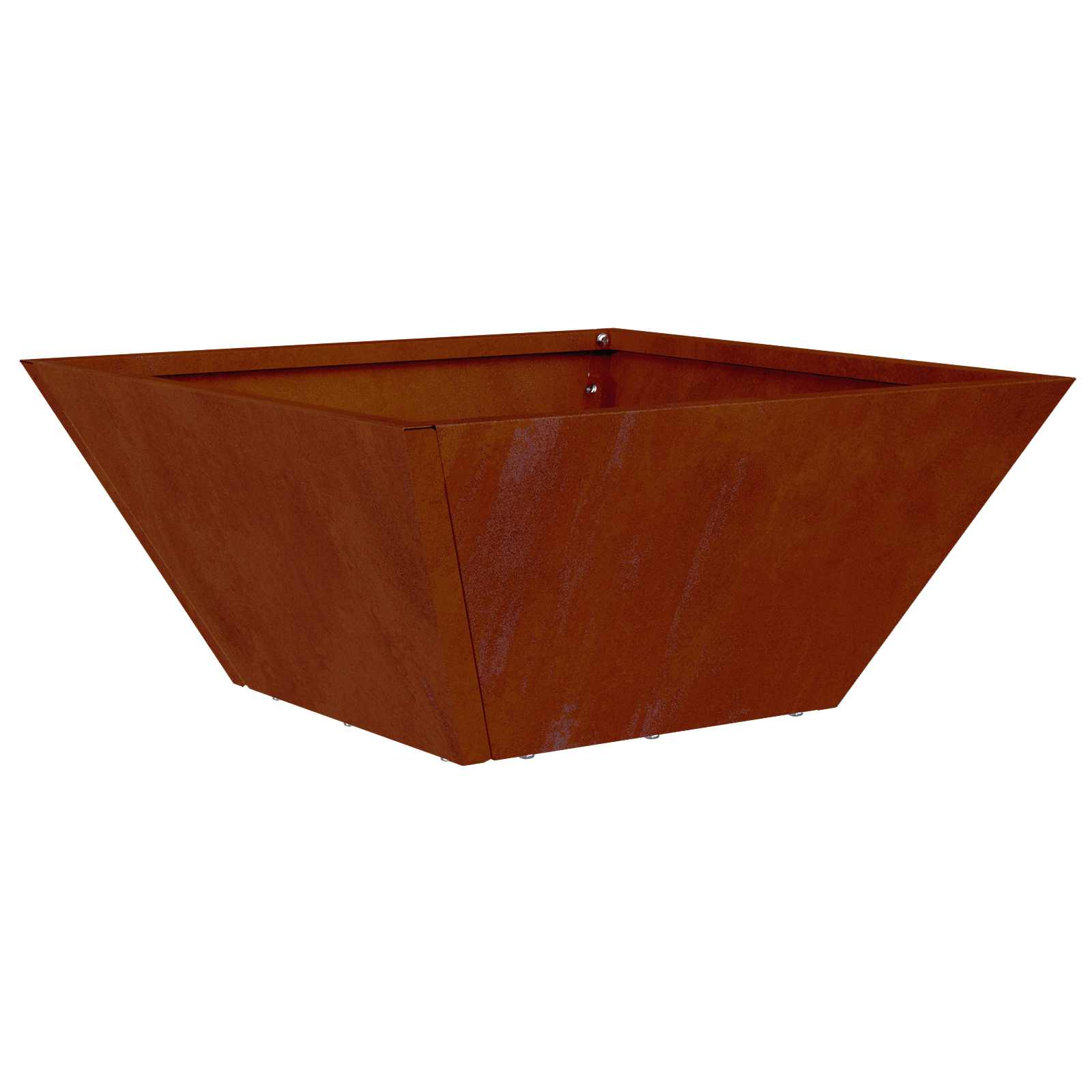 Vaso da giardino 5 pcs Ruggine 35 x 35 x 15 cm | homemem39