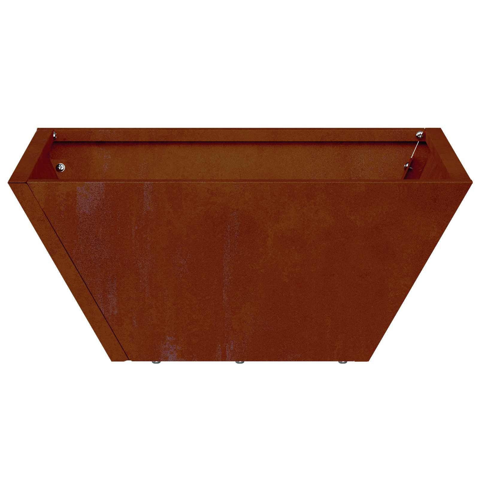 Vaso da giardino 5 pcs Ruggine 35 x 35 x 15 cm | homemem39