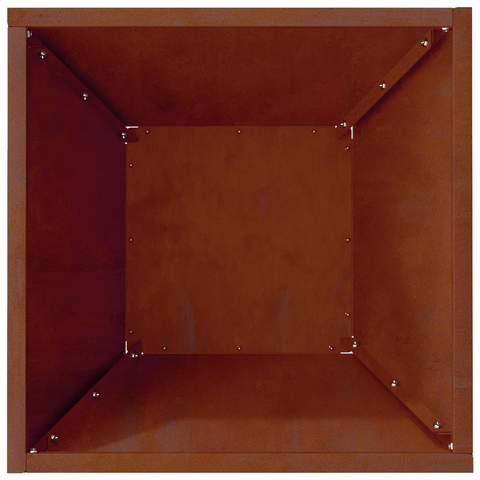 Vaso da giardino 5 pcs Ruggine 35 x 35 x 15 cm | homemem39