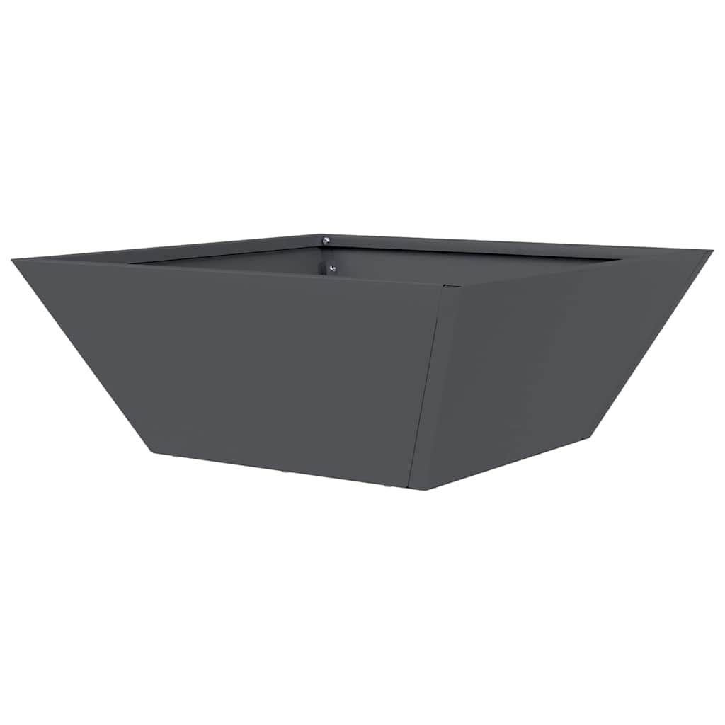 Vaso a Ciotola da Giardino 5 pcs Antracite 40 x 40 x 15 cm