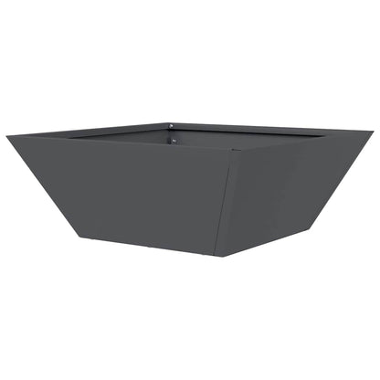 Vaso a Ciotola da Giardino 5 pcs Antracite 40 x 40 x 15 cm