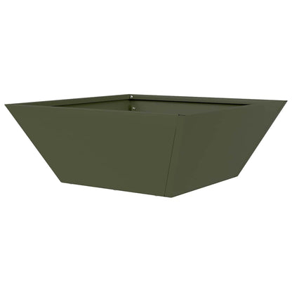 Vaso a Ciotola da Giardino 5 pcs Oliver verde 40 x 40 x 15 cm