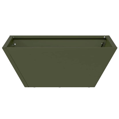 Vaso a Ciotola da Giardino 5 pcs Oliver verde 40 x 40 x 15 cm