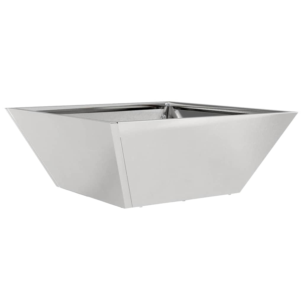 Vaso a Ciotola da Giardino 5 pcs Argento 40 x 40 x 15 cm