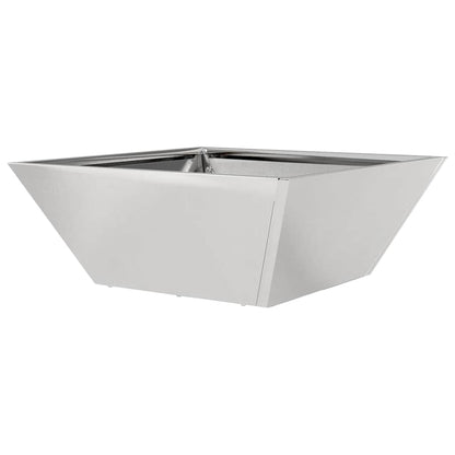 Vaso a Ciotola da Giardino 5 pcs Argento 40 x 40 x 15 cm