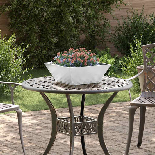 Vaso a Ciotola da Giardino 5 pcs Argento 40 x 40 x 15 cm