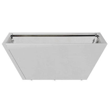 Vaso a Ciotola da Giardino 5 pcs Argento 40 x 40 x 15 cm