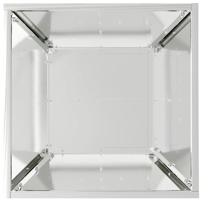 Vaso a Ciotola da Giardino 5 pcs Argento 40 x 40 x 15 cm