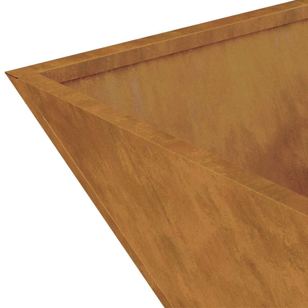 Vaso a Ciotola da Giardino Ruggine 40 x 40 x 15 cm