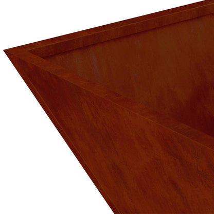 Vaso da giardino Ruggine 40 x 40 x 15 cm | homemem39