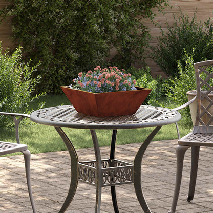 Vaso da giardino Ruggine 40 x 40 x 15 cm | homemem39