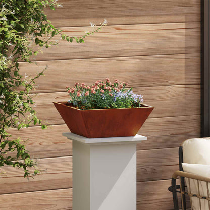Vaso da giardino Ruggine 40 x 40 x 15 cm | homemem39