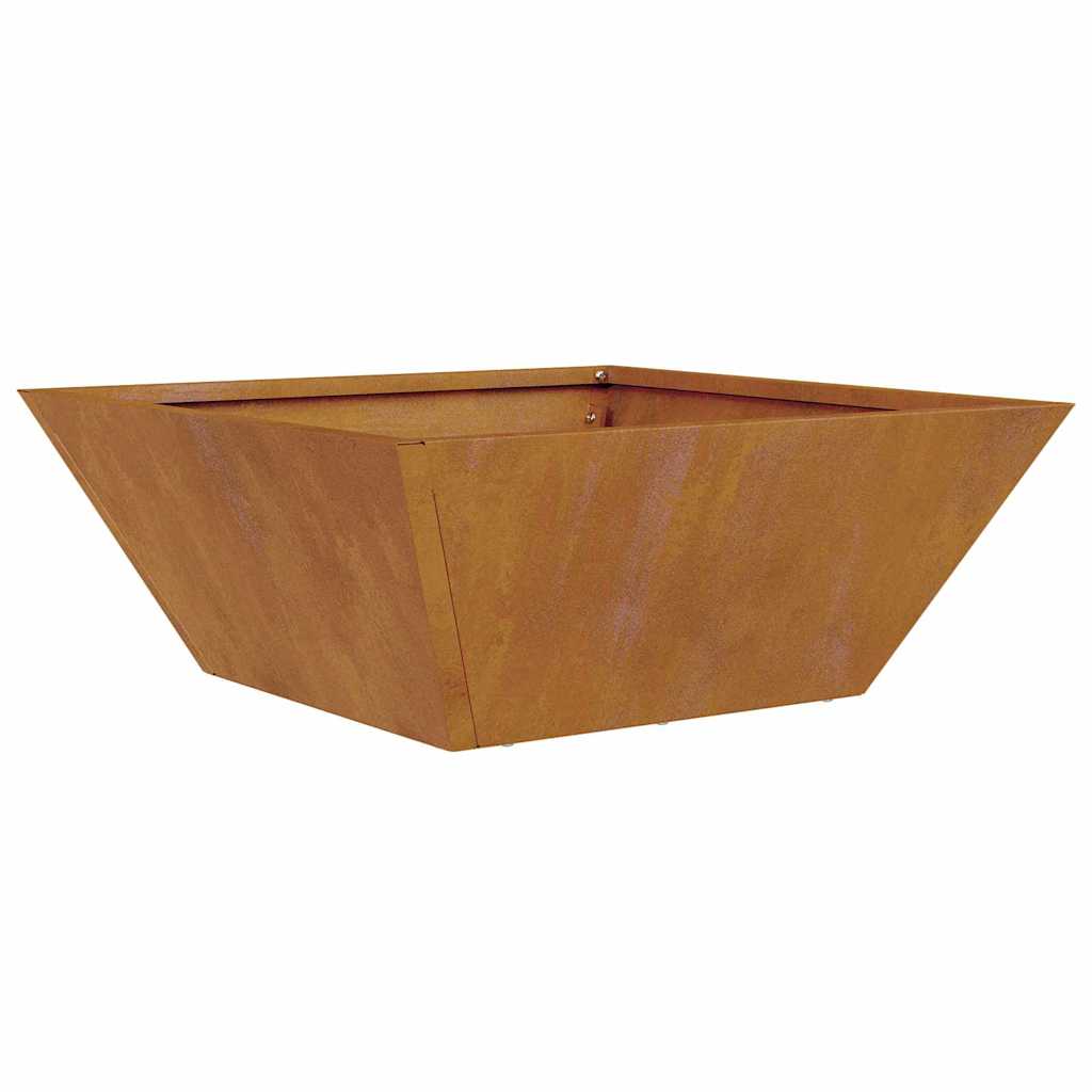 Vaso a Ciotola da Giardino Ruggine 40 x 40 x 15 cm