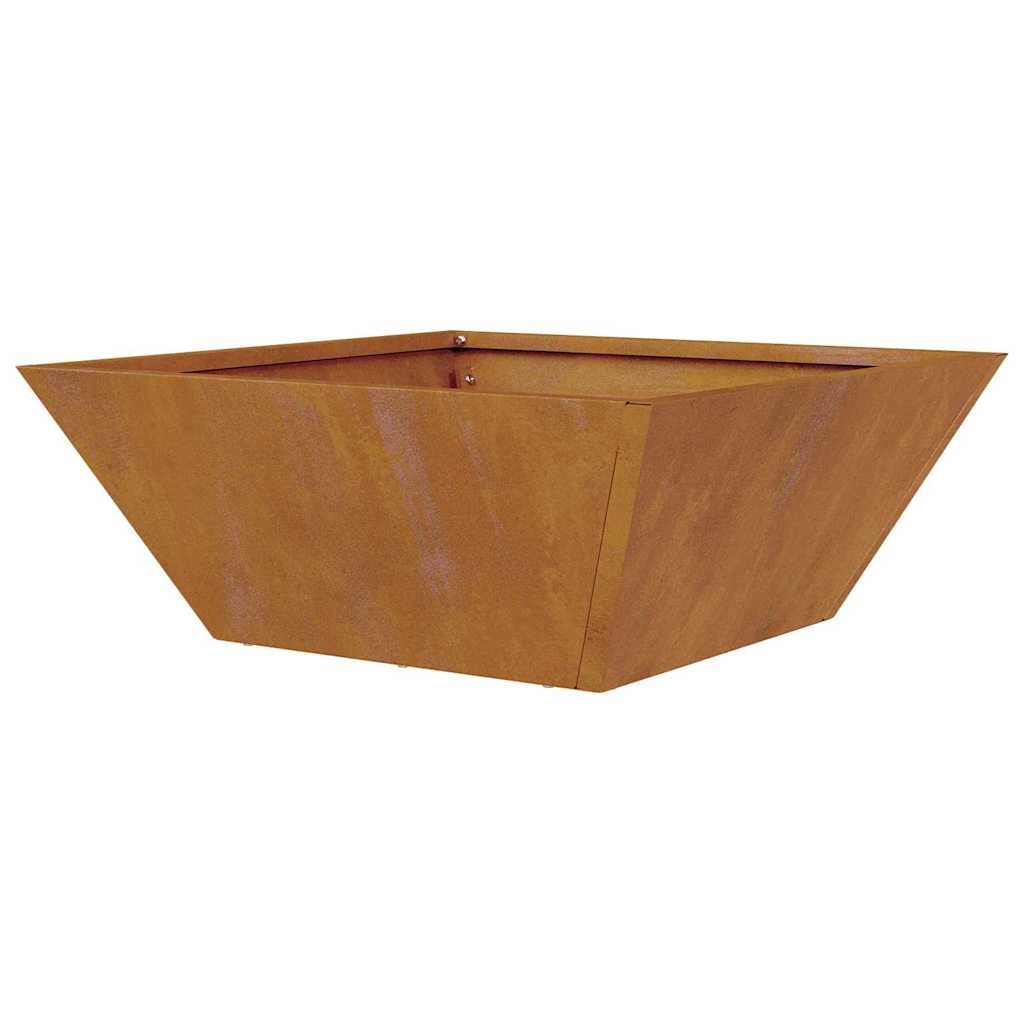Vaso a Ciotola da Giardino Ruggine 40 x 40 x 15 cm