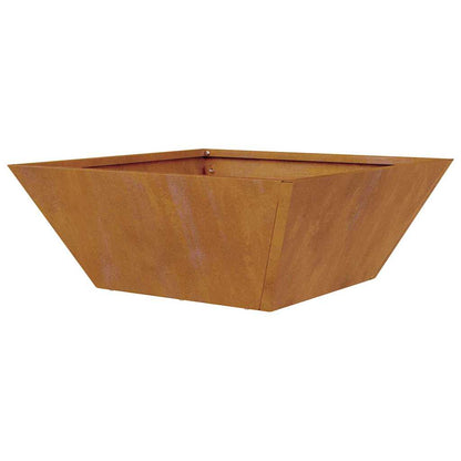 Vaso a Ciotola da Giardino Ruggine 40 x 40 x 15 cm