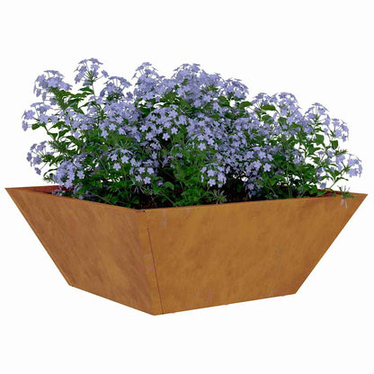 Vaso a Ciotola da Giardino Ruggine 40 x 40 x 15 cm