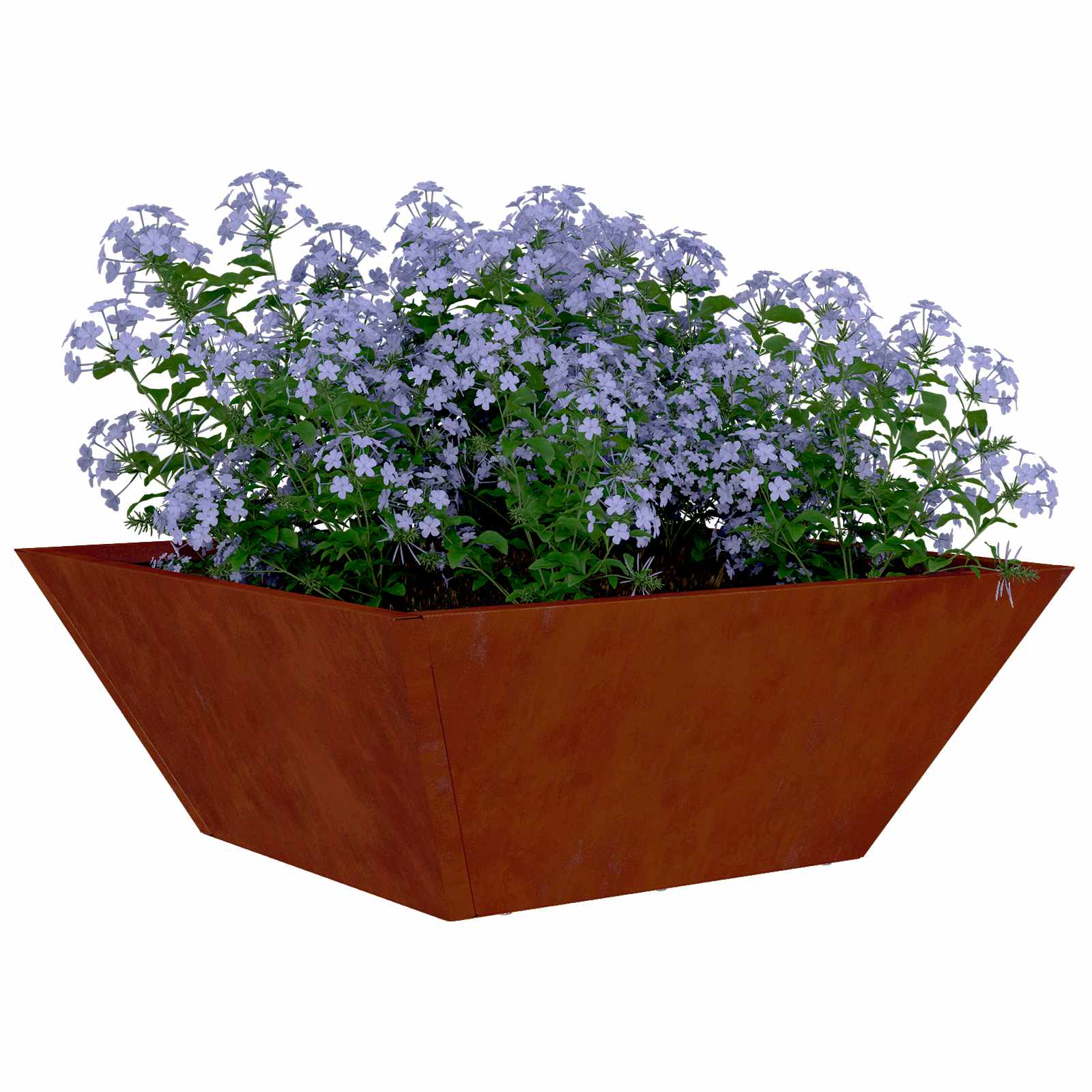Vaso da giardino Ruggine 40 x 40 x 15 cm | homemem39