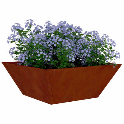 Vaso da giardino Ruggine 40 x 40 x 15 cm | homemem39