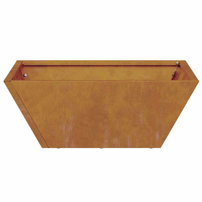 Vaso a Ciotola da Giardino Ruggine 40 x 40 x 15 cm