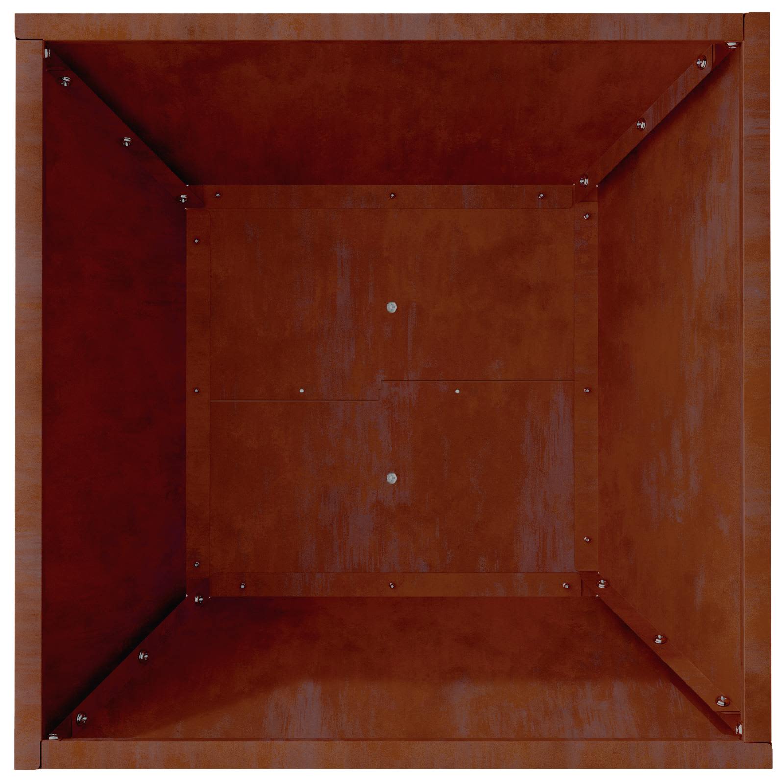Vaso da giardino Ruggine 40 x 40 x 15 cm | homemem39