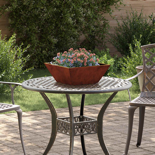 Vaso da giardino 5 pcs Ruggine 40 x 40 x 15 cm