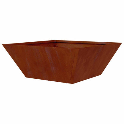 Vaso da giardino 5 pcs Ruggine 40 x 40 x 15 cm | homemem39