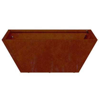 Vaso da giardino 5 pcs Ruggine 40 x 40 x 15 cm | homemem39