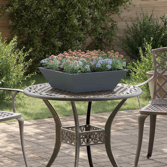 Vaso a Ciotola da Giardino 5 pcs Antracite 50 x 50 x 15 cm
