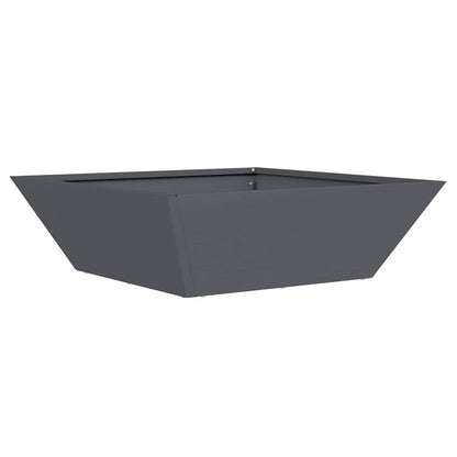 Vaso da giardino 5 pz Antracite 50 x 50 x 15 cm
