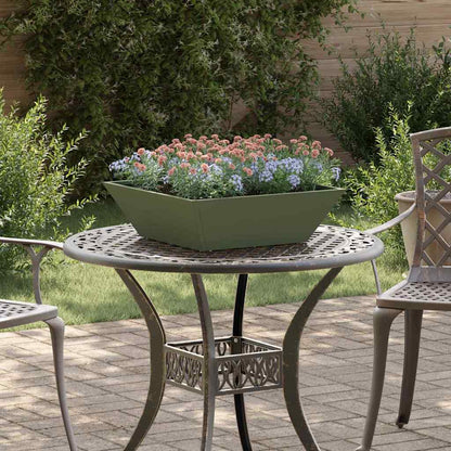 Vaso a Ciotola da Giardino 5 pcs Oliver verde 50 x 50 x 15 cm