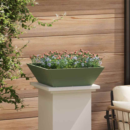 Vaso a Ciotola da Giardino 5 pcs Oliver verde 50 x 50 x 15 cm