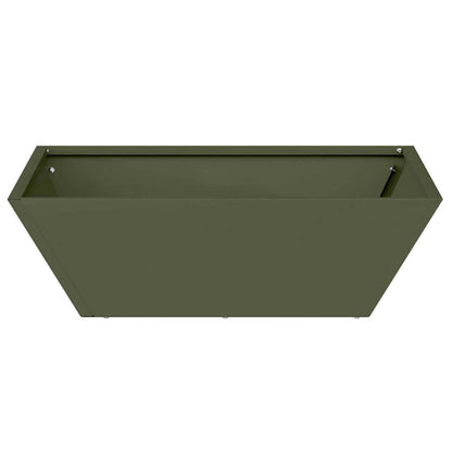 Vaso a Ciotola da Giardino 5 pcs Oliver verde 50 x 50 x 15 cm