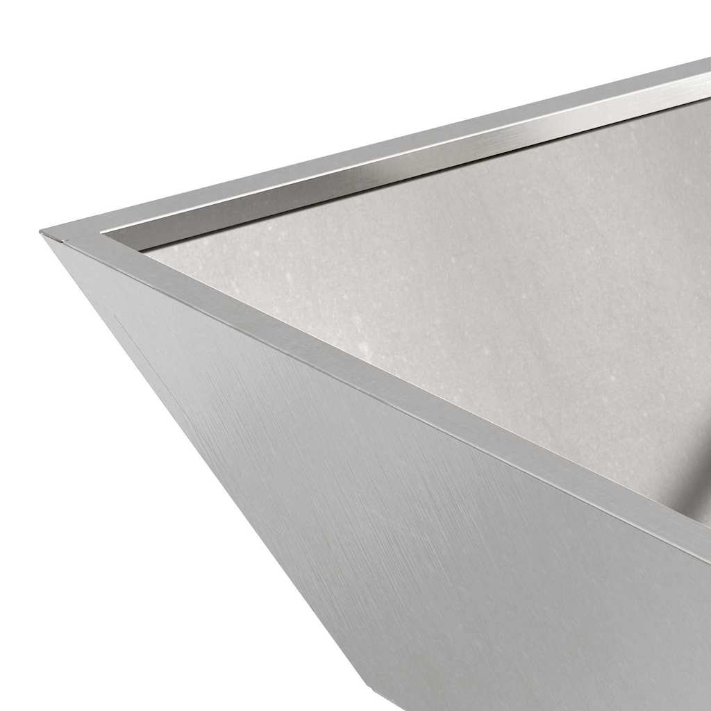 Vaso da giardino 5 pcs Argento 50 x 50 x 15 cm | homemem39