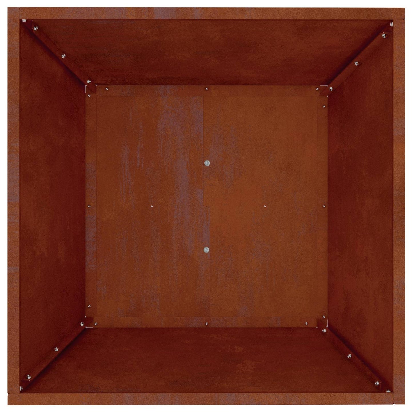 Vaso da giardino Ruggine 50 x 50 x 15 cm | homemem39