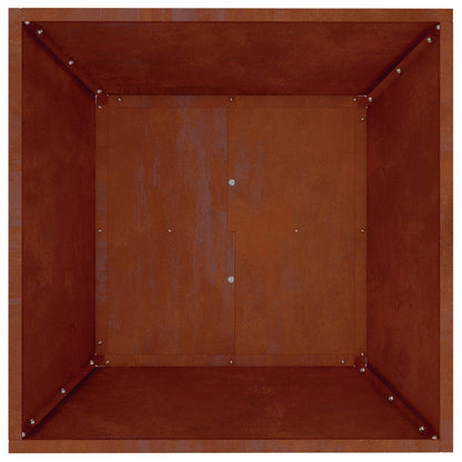 Vaso da giardino Ruggine 50 x 50 x 15 cm | homemem39