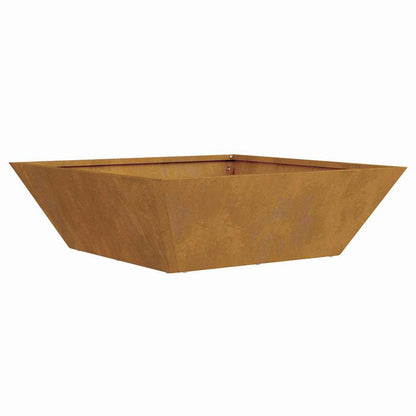 Vaso a Ciotola da Giardino 5 pcs Ruggine 50 x 50 x 15 cm
