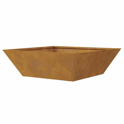 Vaso a Ciotola da Giardino 5 pcs Ruggine 50 x 50 x 15 cm