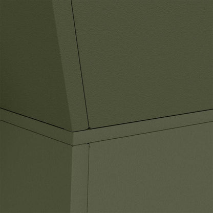 Vaso a Pilastro Oliva 35 x 35 x 73 cm Acciaio