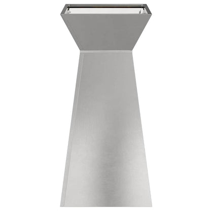 Vaso a Pilastro Argento 35 x 35 x 73 cm Acciaio