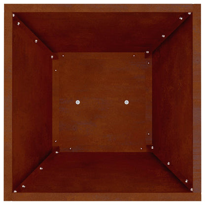 Vaso a Pilastro 2 pcs Argento 35 x 35 x 73 cm | homemem39