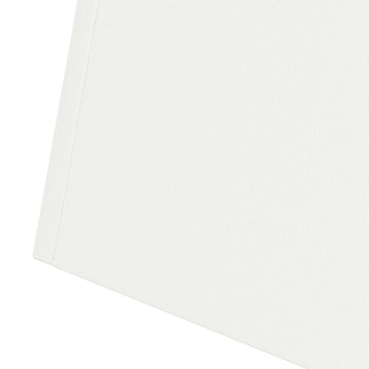 Vaso a Pilastro 2 pcs Bianco 40 x 40 x 100 cm Acciaio