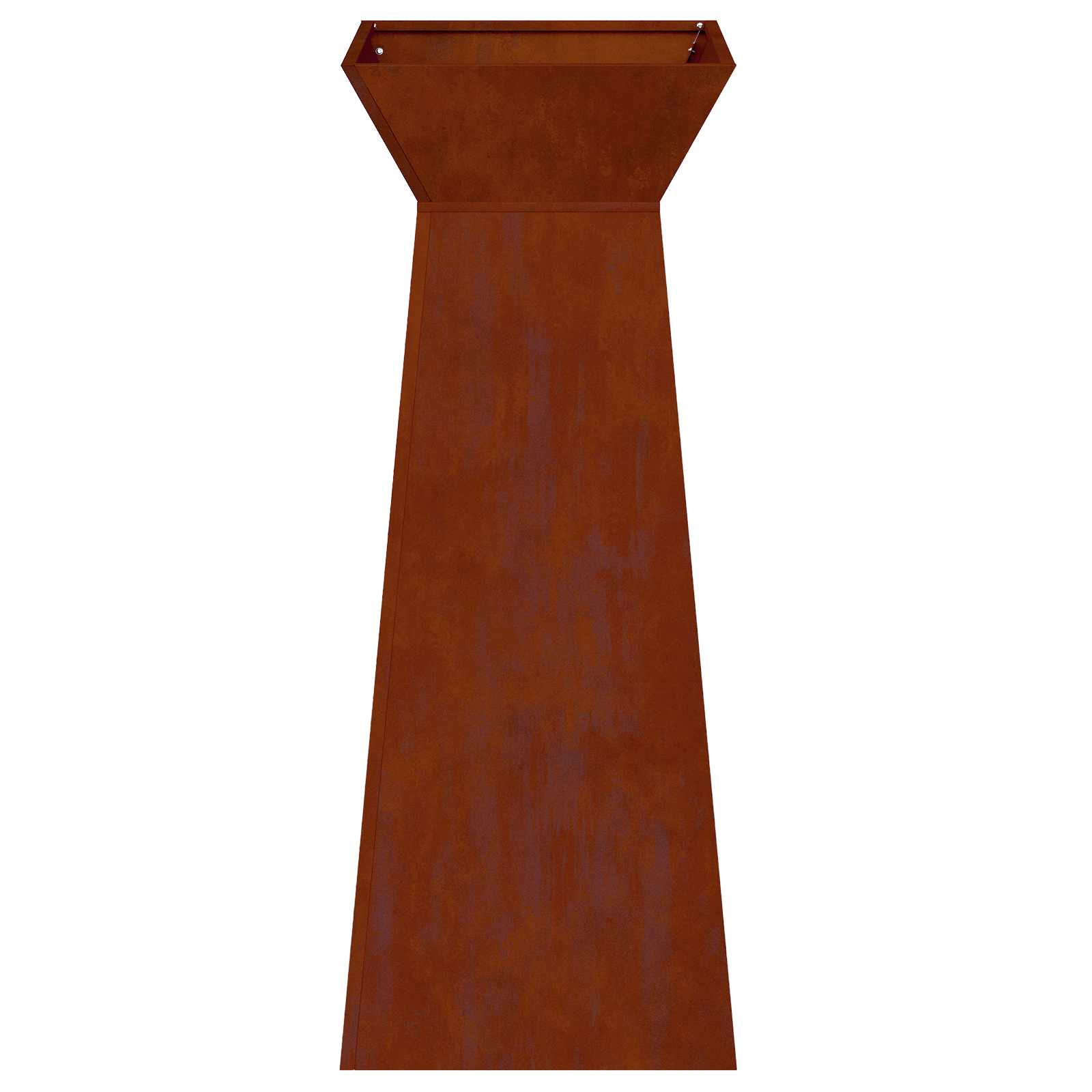 Vaso a Pilastro Argento 40 x 40 x 100 cm | homemem39