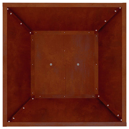Vaso a Pilastro Argento 40 x 40 x 100 cm | homemem39