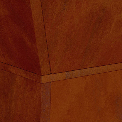 Vaso a Pilastro 2 pcs Argento 40 x 40 x 100 cm | homemem39