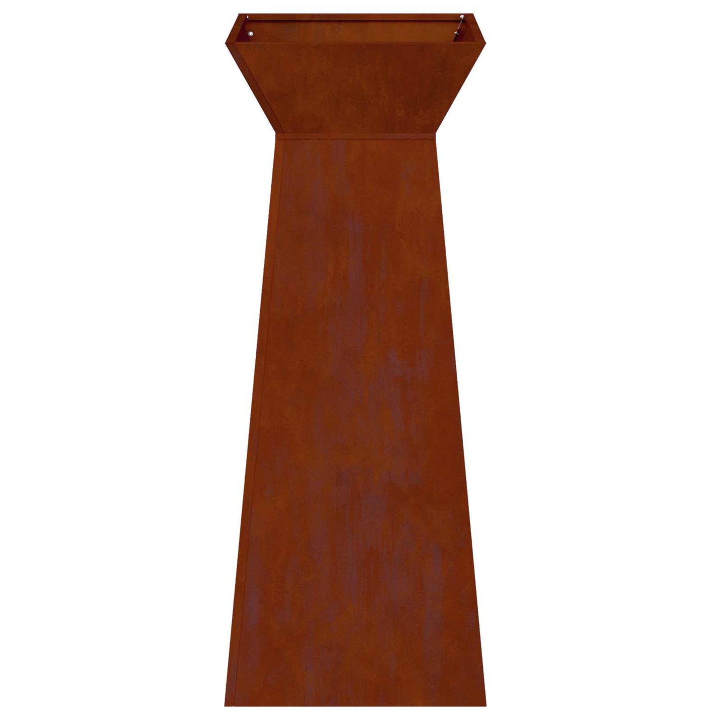 Vaso a Pilastro 2 pcs Argento 40 x 40 x 100 cm | homemem39